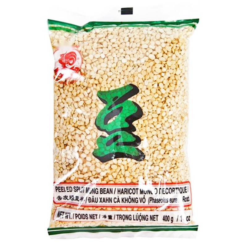 SOJA VERDE PELADA *COCK* 鸡标去皮绿豆 400g/50
