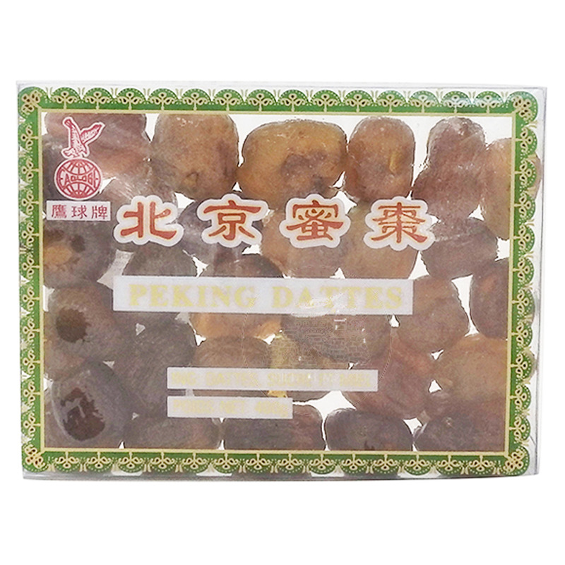 [501987/5D0032] DATILES DULCES *GLOBE* 鹰球牌北京蜜枣 400g/50