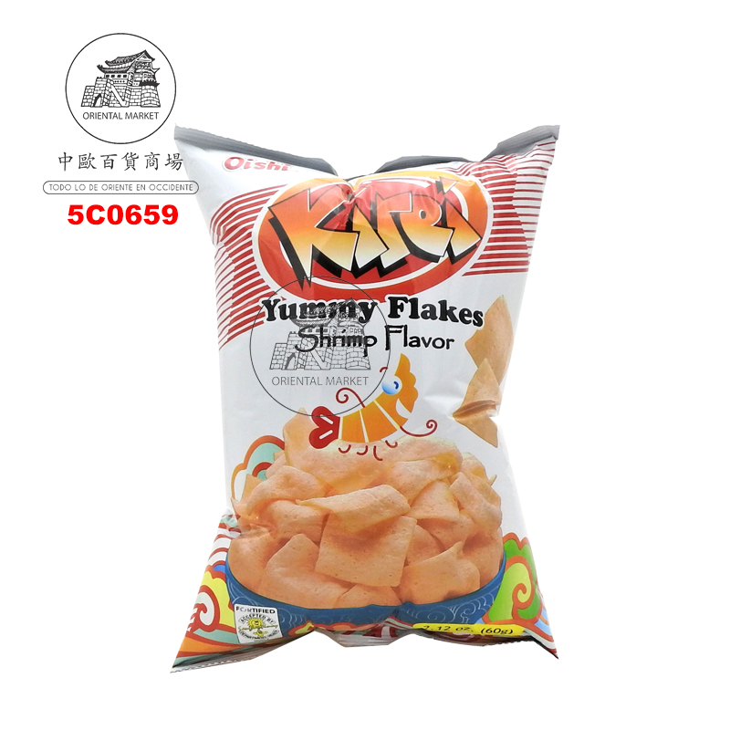 CHIPS GAMBAS KIREI *OISHI* 上好佳鲜虾片 45g/50