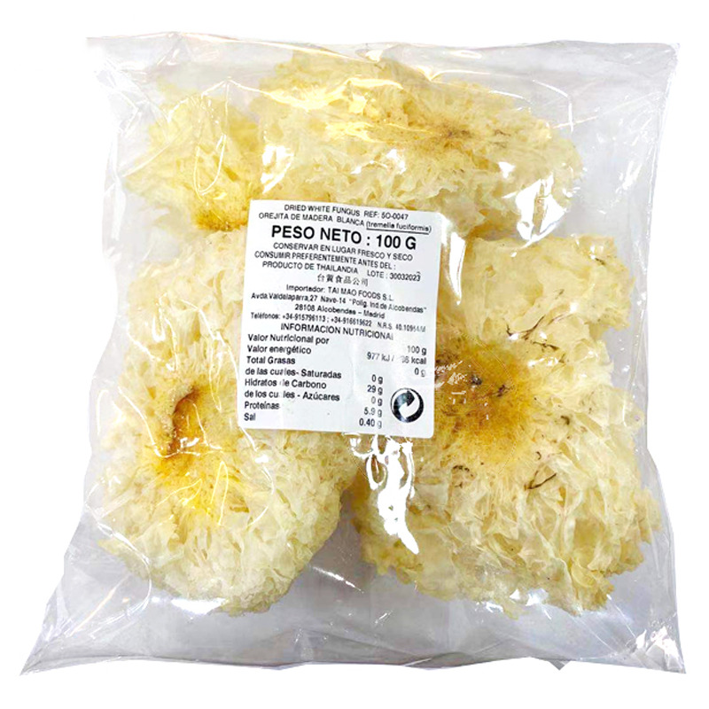 OREJITA MADERA BLANCA *COCK* 鸡标白雪银耳 100g/50
