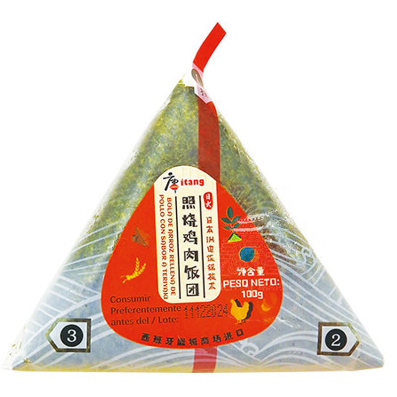 BOLA ARROZ RELLENO POLLO TERIYAKI *ITANG*  照烧鸡肉三角饭团 100g/80