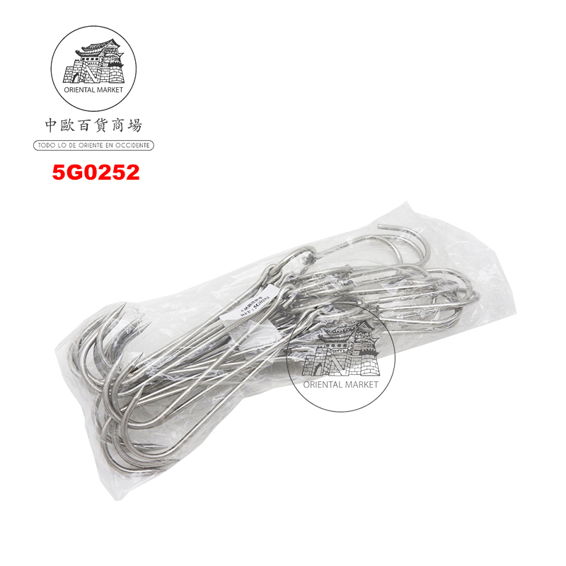 GANCHO   不锈钢烧腊环 10u/10(132908)