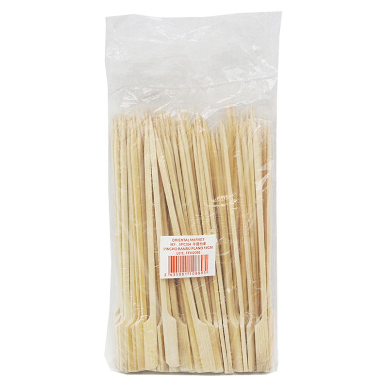 PINCHO BAMBU PLANO 平面竹串 18cm/100u/100