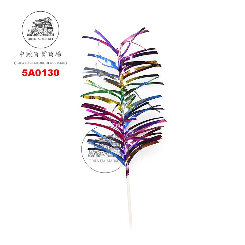 [900229/5A0130] ADORNO POSTRE   四彩花签 /100