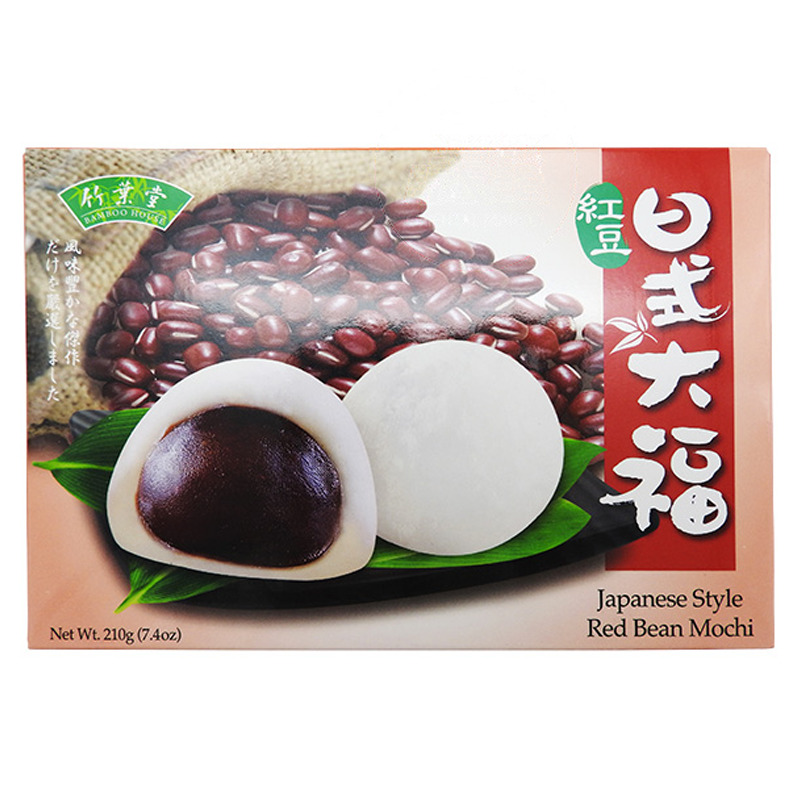 [502250/5P0555] MOCHI SOJA ROJA *BAMBOO HOUSE* 竹叶堂红豆大福 210g/24