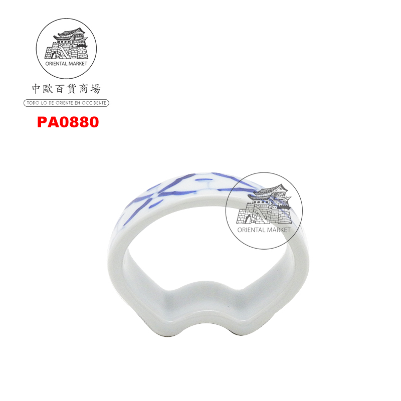[900912/PA0880] SOPORTE DE PALILLO AZUL 泰蓝瓷筷子架 /500