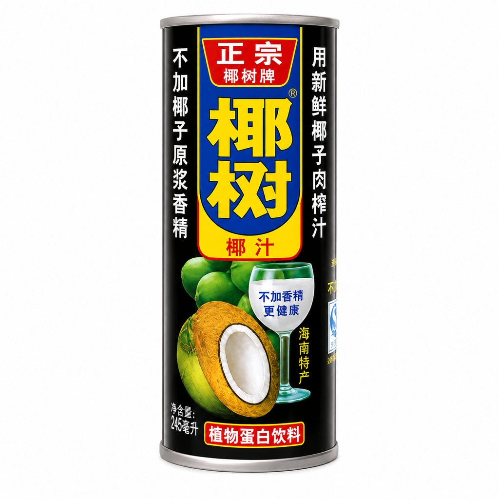 BEBIDA COCO *YESHU* 椰树牌椰汁 245ml/24
