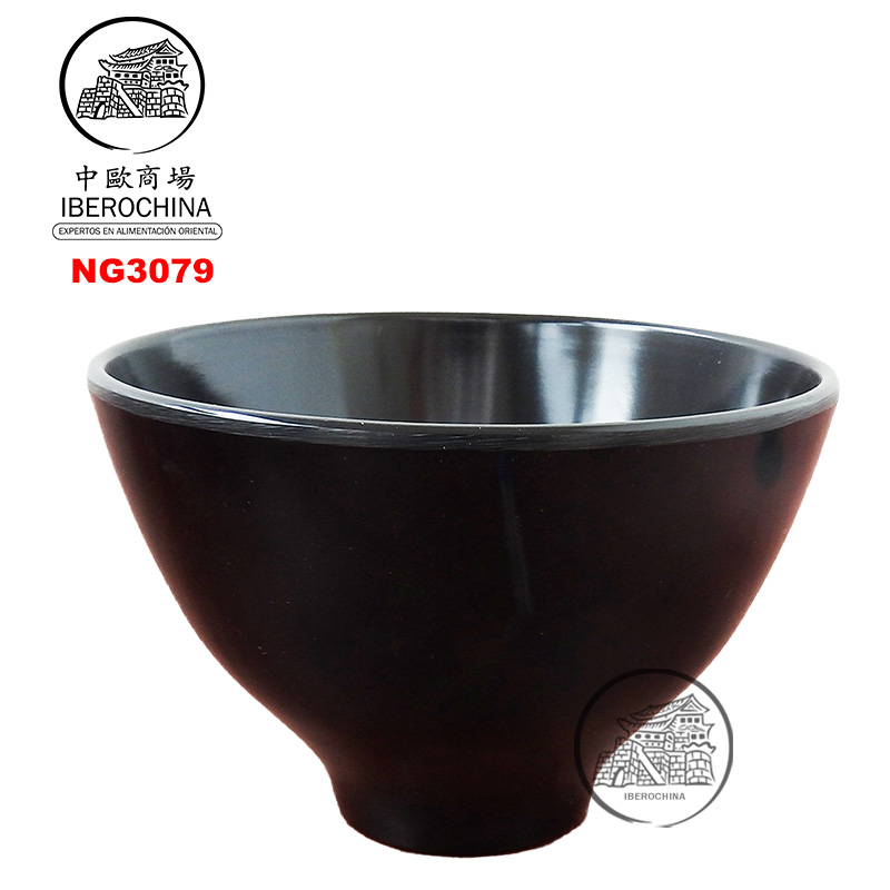 CUENCO PARA TALLARINES *3079* 塑黑色小拉面碗 /72