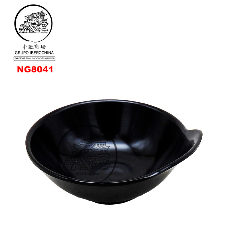 CUENCO MANGO *8041* 塑黑色天水碗 /192
