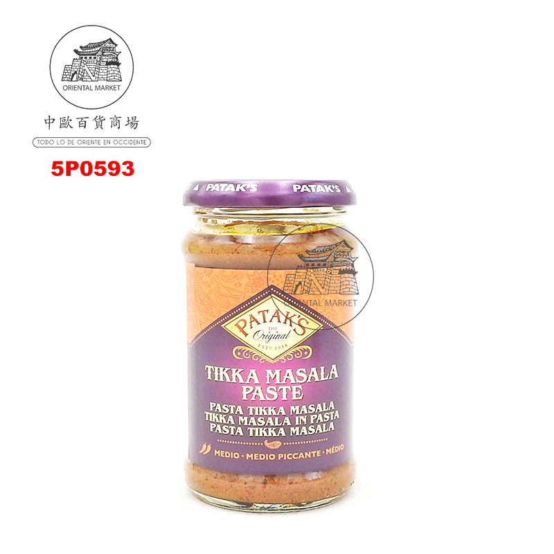 PASTA TIKKA MASALA *PATAKS* 印度咖哩香料酱 283g/6
