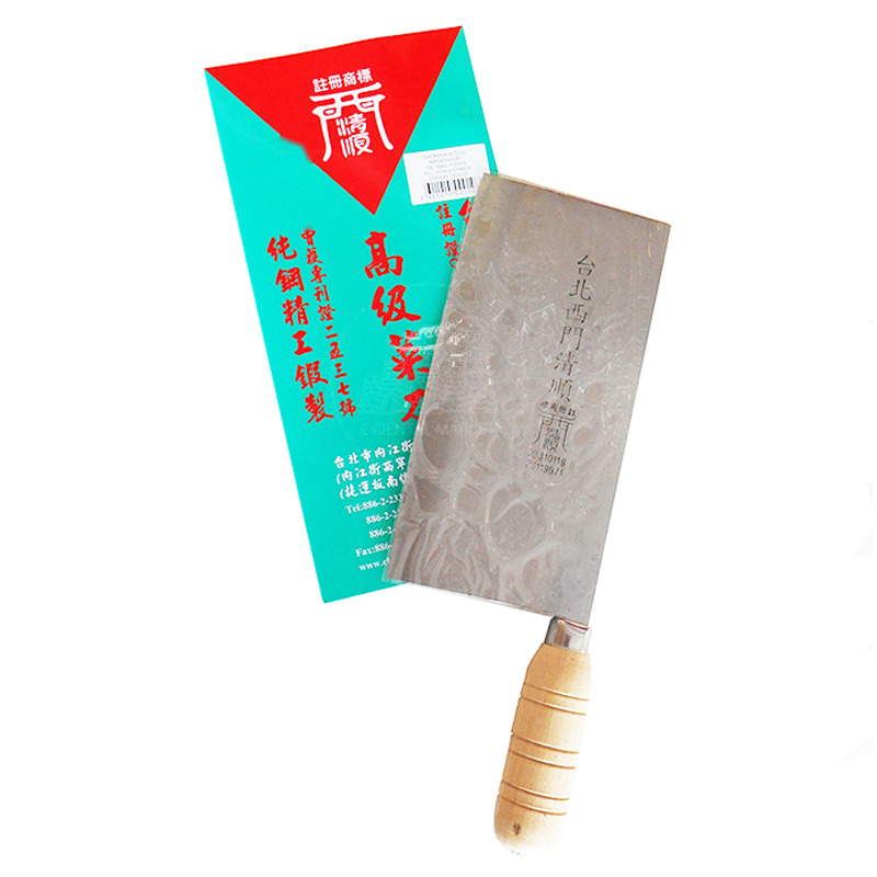 [900266/5C0064] CUCHILLO MADERA *G* 台湾清顺(大)片刀 22x11cm/50