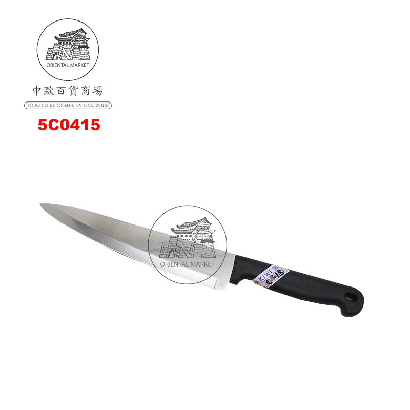 [900284/5C0415] CUCHILLO MANGO NEGRO 不锈钢尖刀 12u/10
