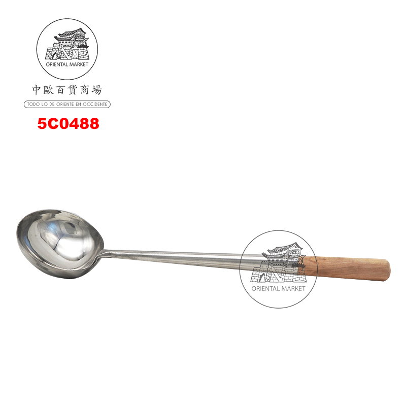 CUCHARON INOX (3#) 阳江鹰牌(加厚)炒菜勺 13cm/50