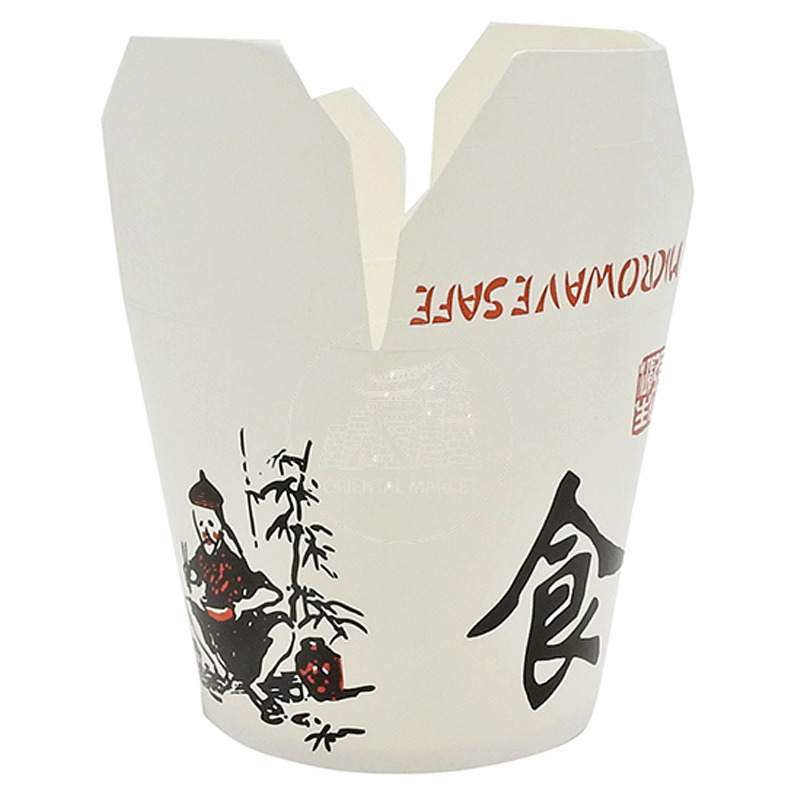 ENVASE CHINA FOOD (大)食字外卖纸杯 750ml/500u/1