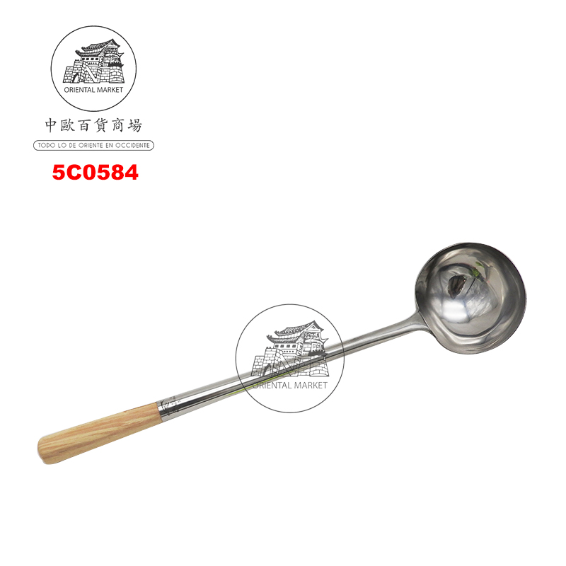 CUCHARON INOX (5#) 阳江鹰牌(加厚)炒菜勺 8cm/100