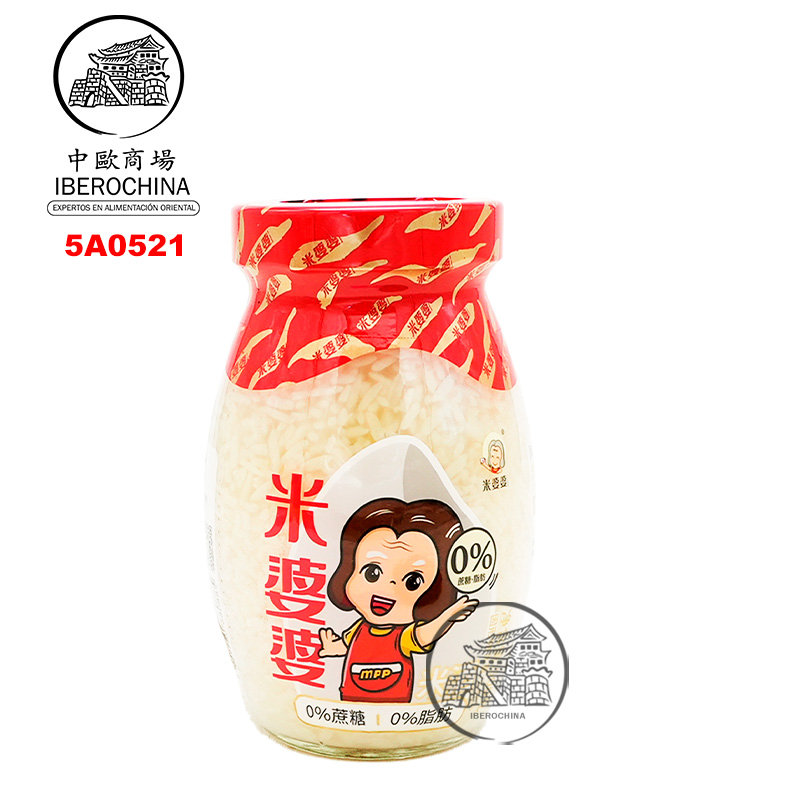 [501604/5A0521] ARROZ GLUTINOSO FERMENTADO (0,5%) 米婆婆米酒酿 500g/8
