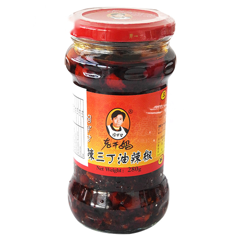 [501240/5S0239] SALSA CHILI CON CACAHUETE *LGM* 老干妈辣三丁油辣椒 280g/24