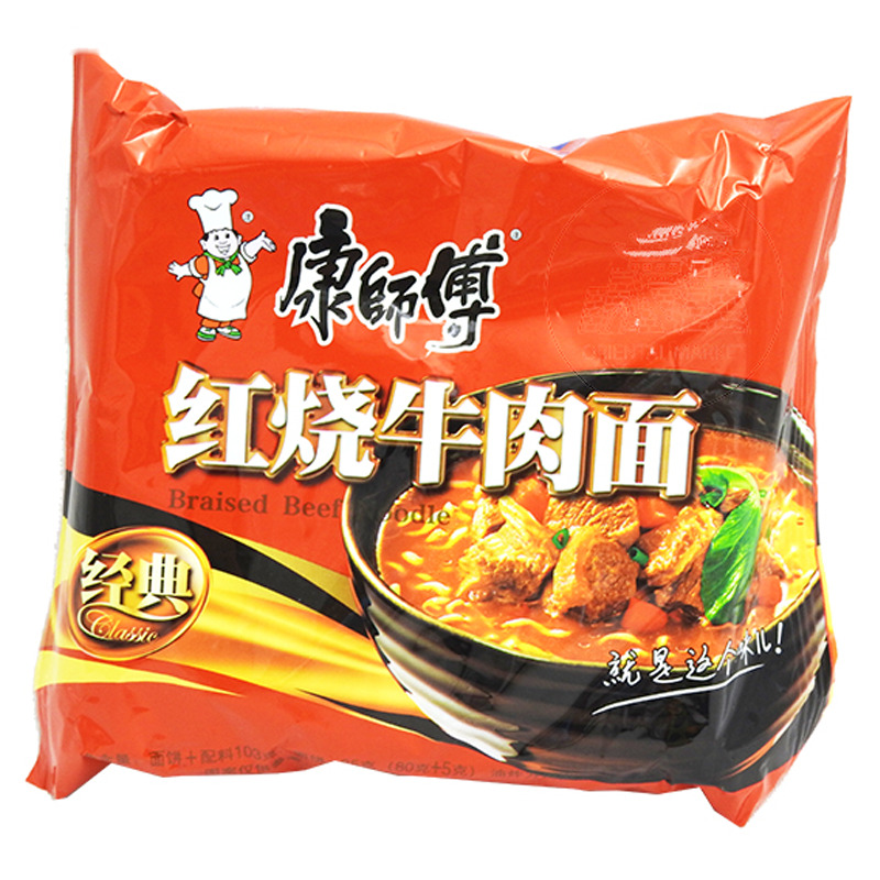 [502062/5T0253] FIDEO TERNERA *KANGSHIFU* 康师傅红烧牛肉袋面 104g/24