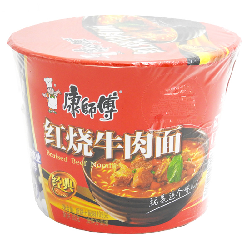 [502054/5T0118] FIDEO BOWL DE TERNERA *KANGSHIFU*  康师傅红烧牛肉碗面 109g/12