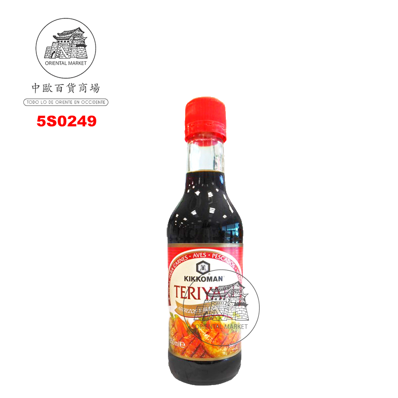 [502648/5S0249] SALSA TERIYAKI *KIKKOMAN* 日本万字照烧酱 250ml/6