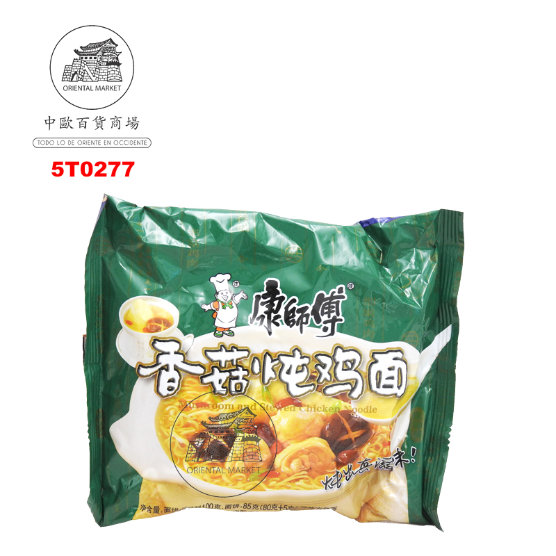 FIDEOS DE POLLO CHAMPIÑON *MR KONG* 康师傅香菇炖鸡袋面 101g/24