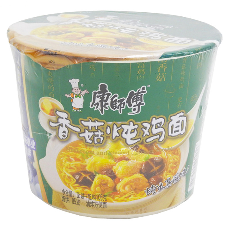 [502053/5T0340] FIDEO BOWL DE POLLO *KANGSHIFU* 康师傅香菇炖鸡碗面 105g/12