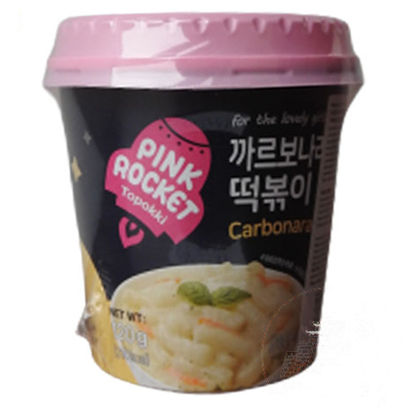 PASTA ARROZ TOPPOKI CARBONARA *PINK ROCKET* 韩式奶油炒年糕120g/30