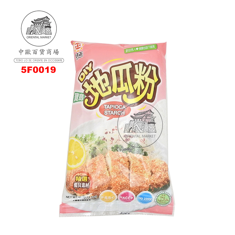[501594/5F0019] ALMIDÓN DE TAPIOCA *SUN RIGHT* 日正宝岛地瓜粉 400g/35