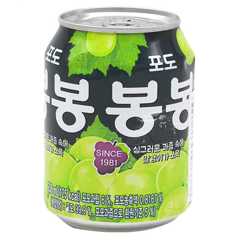 [501797/5B0800] BEBIDA UVA COREANA 韩国葡萄饮料 238ml/24