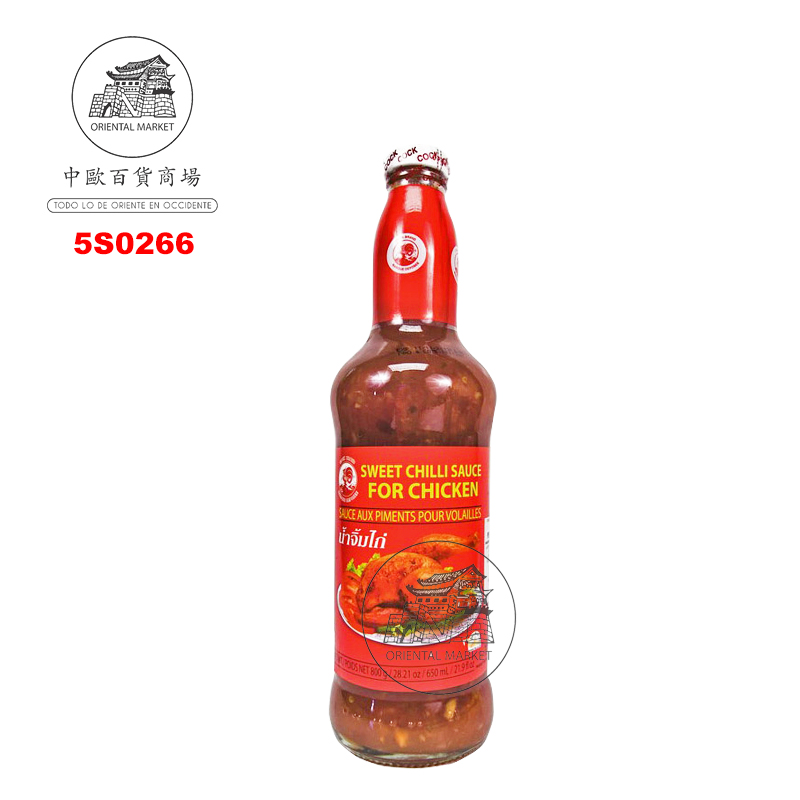 [502486/5S0266] SALSA CHILI DULCE *COCK* 鸡标甜辣鸡汁 800g/12