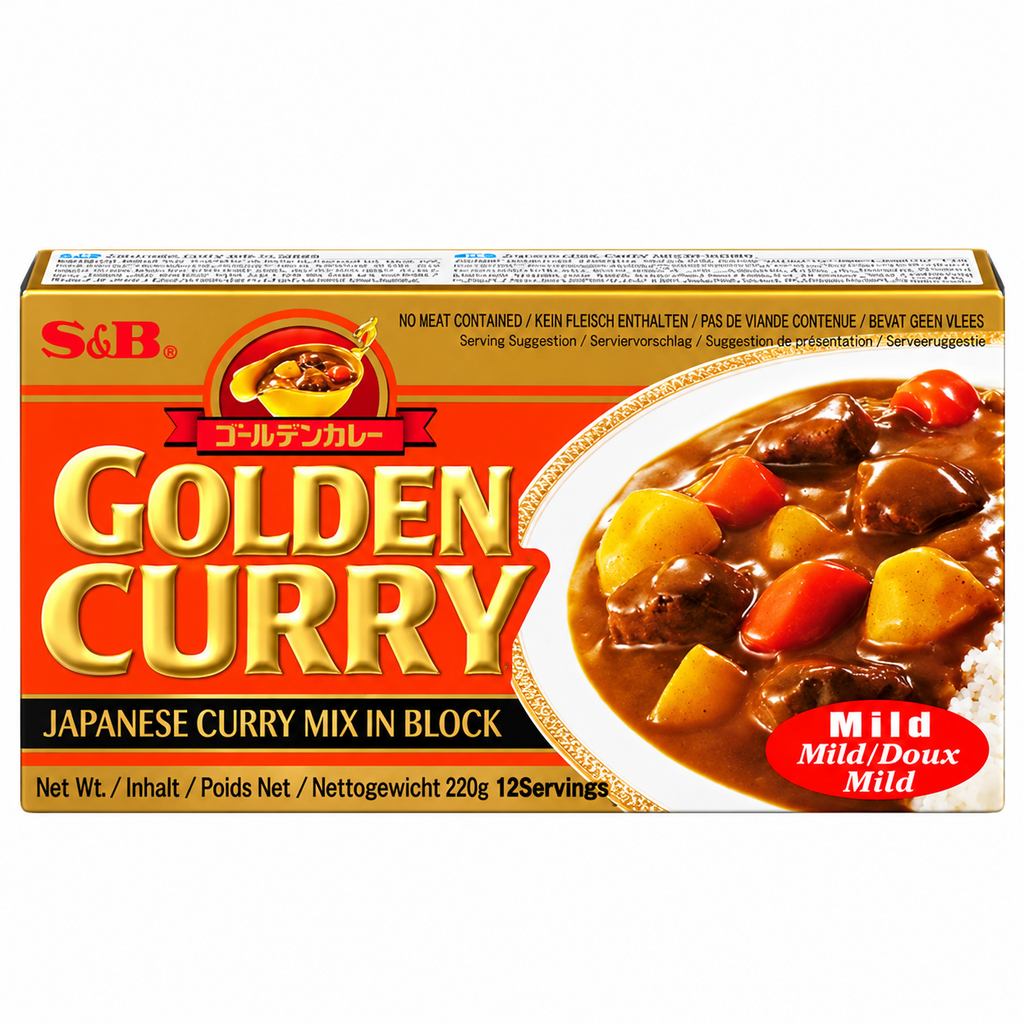 PASTILLA CURRY SUAVE *S&B* 微辣咖哩块 220g/60