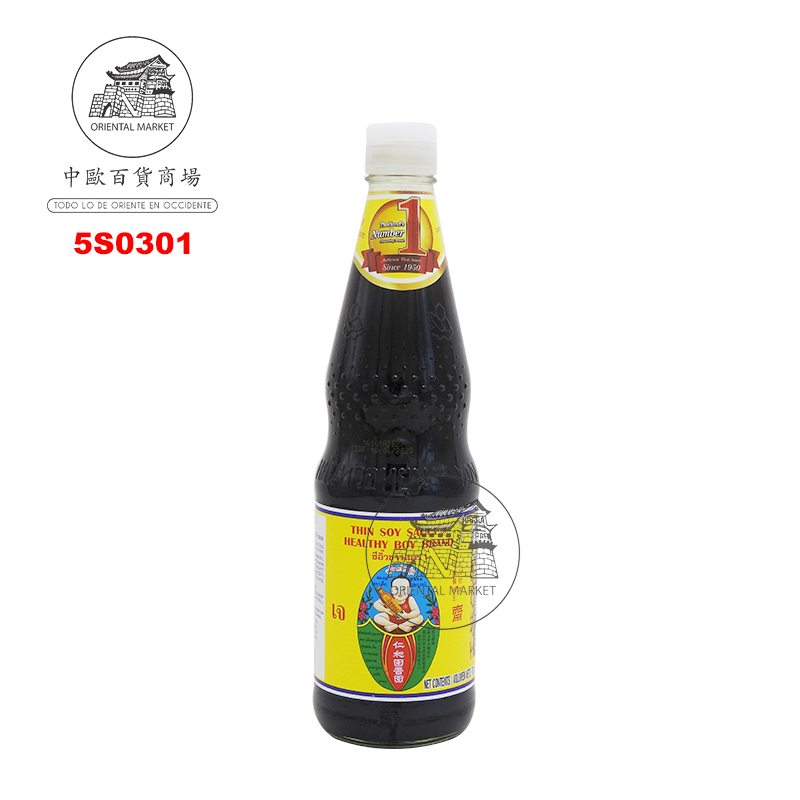 [502591/5S0301] SALSA SOJA *HEALTHY BOY* 仁和园酱油王 700ml/12