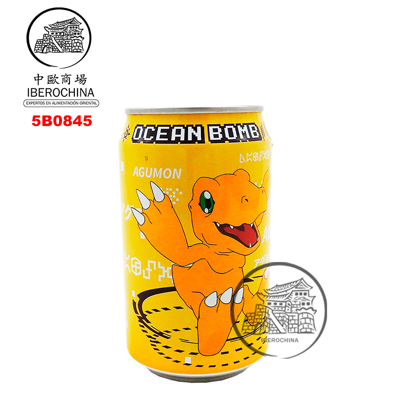 [501761/5B0845] BEBIDA PLATANO *OCEAN BOMB* 香蕉风味汽泡水 330ml/24
