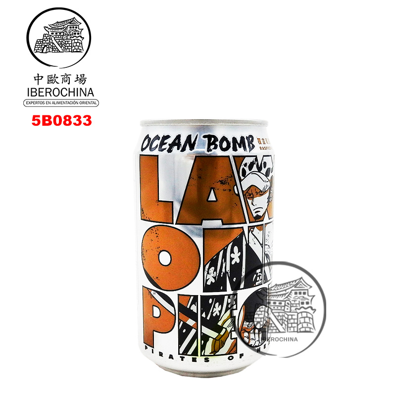 [501715/5B0833] BEBIDA FRAMBUESA *OCEAN BOMB* 覆盆莓风味气泡水 330ml/24