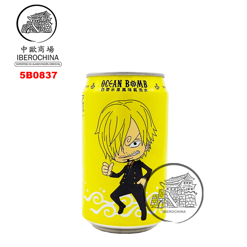 BEBIDA TROPICAL *OCEAN BOMB* 热帶水果风味汽泡水 330ml/24