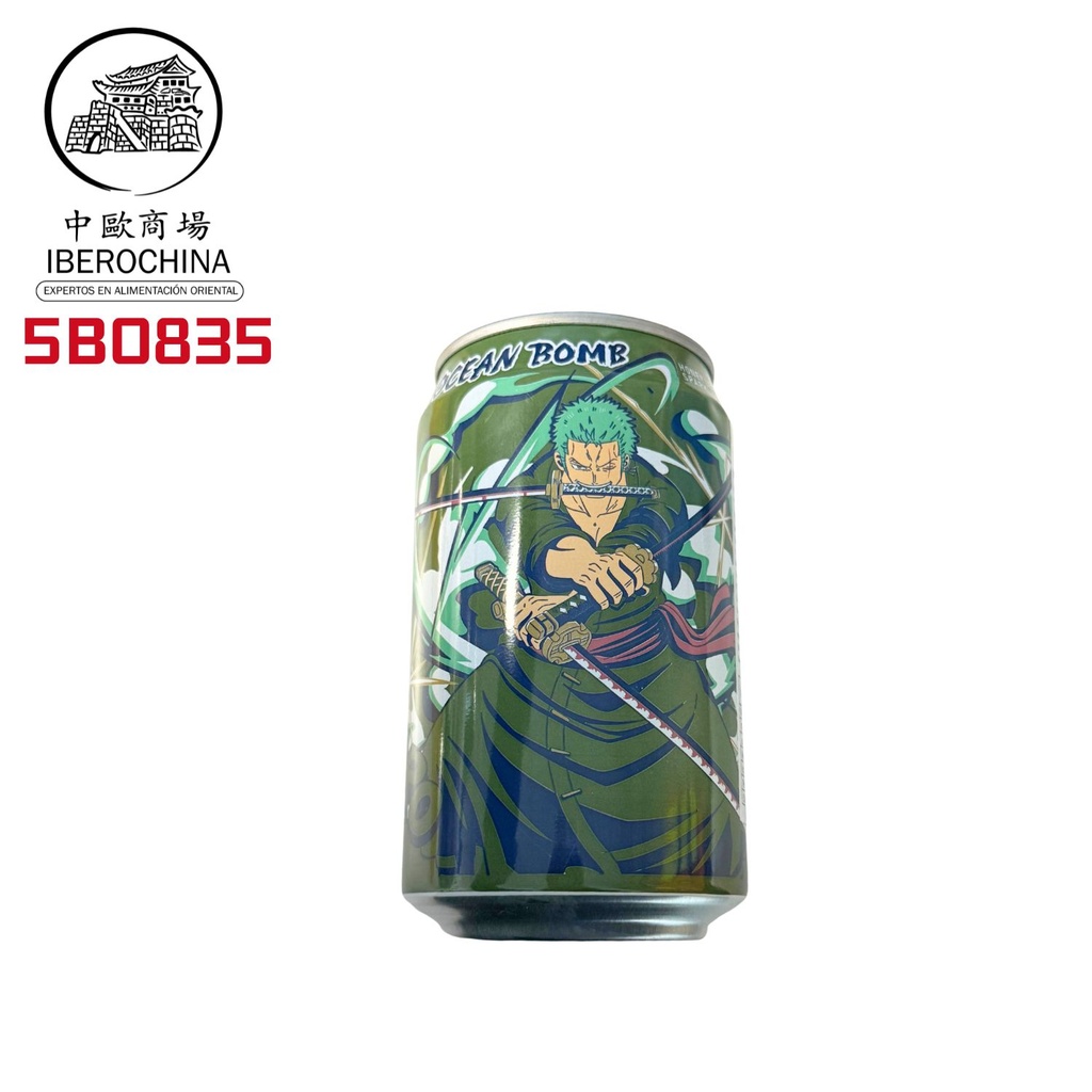 [501737/5B0835] BEBIDA LIMÓN MIEL *OCEAN BOMB* 蜂蜜柠檬风味汽泡水 330ml/24