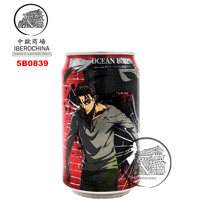 [501746/5B0839] BEBIDA MANZANA PIÑA *OCEAN BOMB* 苹果凤梨风味汽泡水 330ml/24