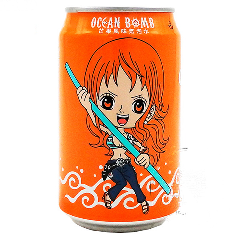 [501741/5B0836] BEBIDA MANGO (NAMI) *OCEAN BOMB* 芒果风味汽泡水 330ml/24