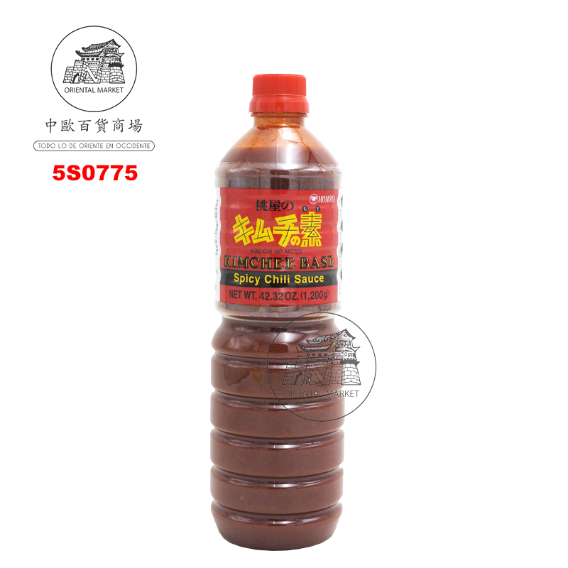 [502523/5S0775] SALSA KIMUCHI *MOMOYA* 日本桃屋可慕奇辣酱 1.2kg/15