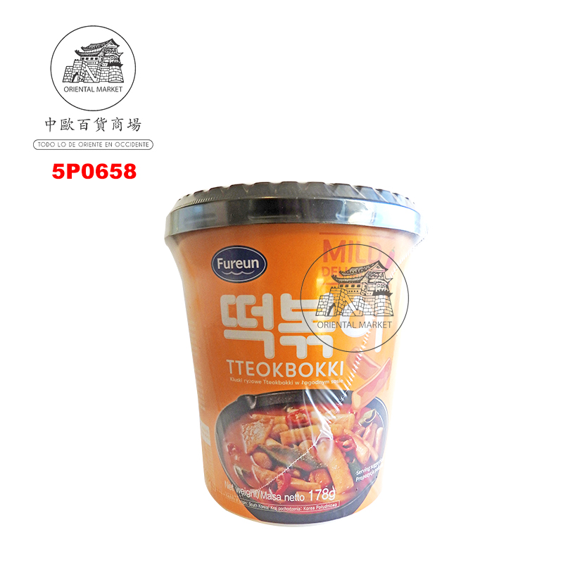 [502313/5P0658] PASTA ARROZ TOPPOKI *FUREUN* 韩式速食年糕 178g/12