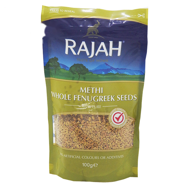 CONDIMENTO SEMILLA FENOGRECO ENTERO *RAJAH* 印度胡芦巴籽 100g/10