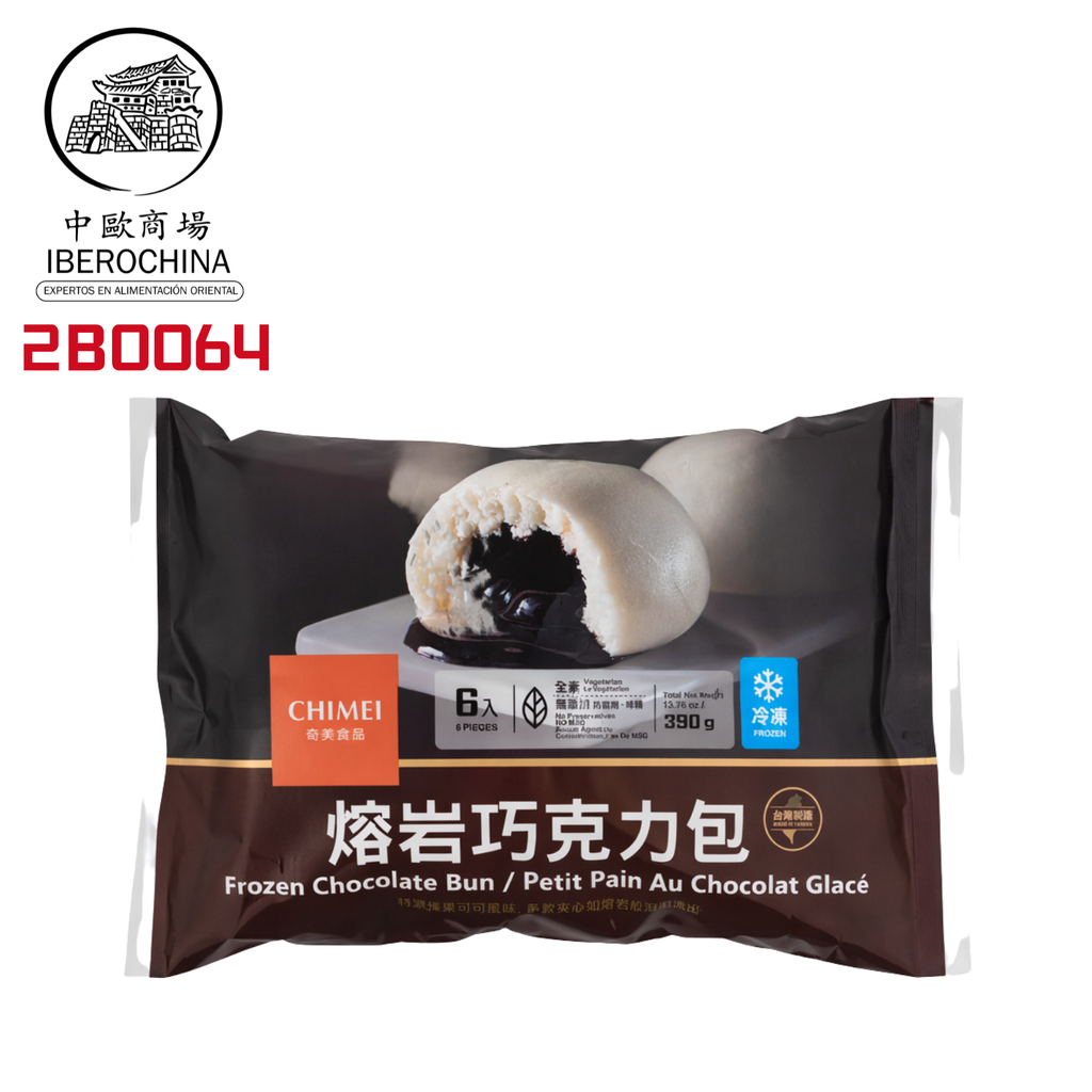 BOLLO CHOCOLATE CONGELADO *CHIMEI* 奇美冻熔岩巧克力包 390g/6u/15