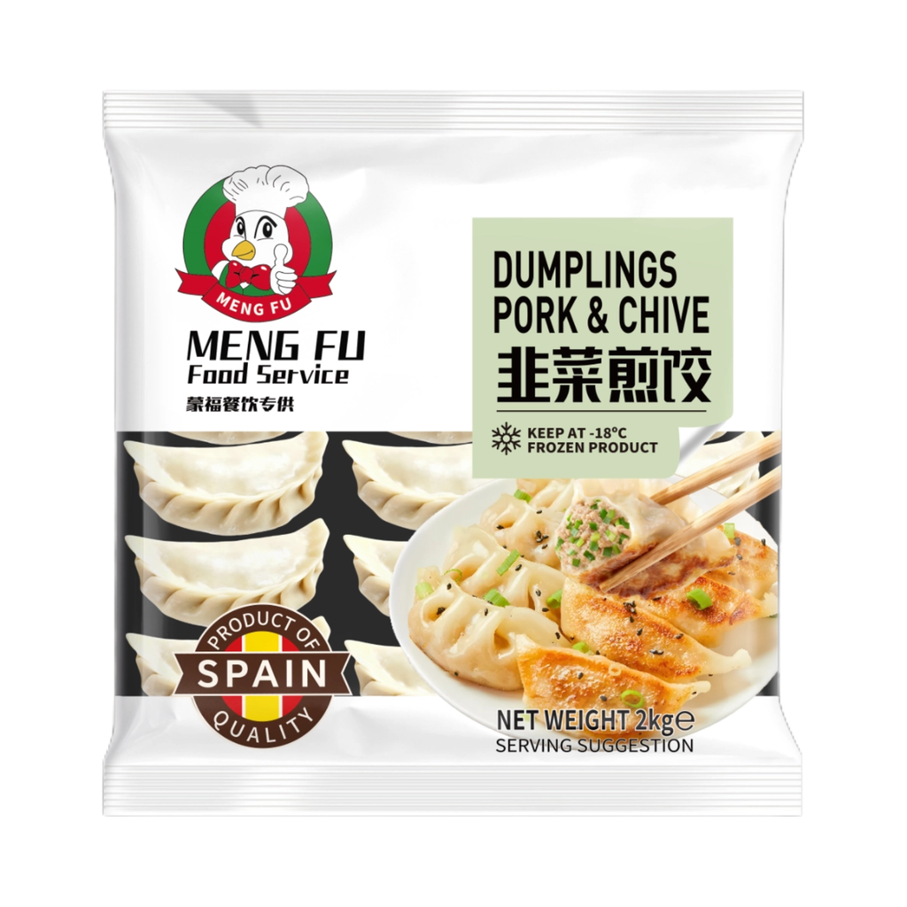 [200545/2G0078] GYOZA CERDO CHIVE CONGELADA *MENGFU* 蒙福冻日式韭菜猪肉煎饺 2kg/3