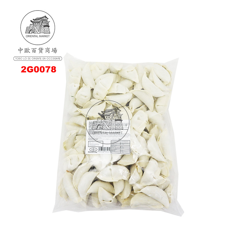 [200545/2G0078] GYOZA CERDO CHIVE CONGELADA *MENGFU* 蒙福冻日式韭菜猪肉煎饺 2kg/3