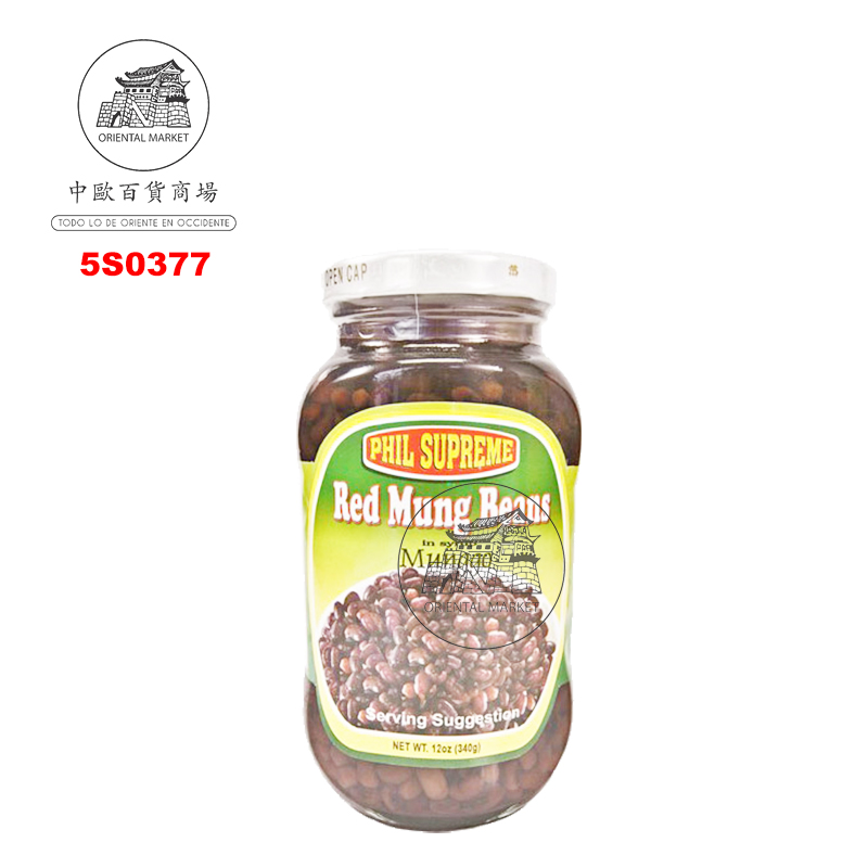 [502736/5S0377] SOJA ROJA COCIDA *PHIL SUPREME* 菲式红豆 340g/12