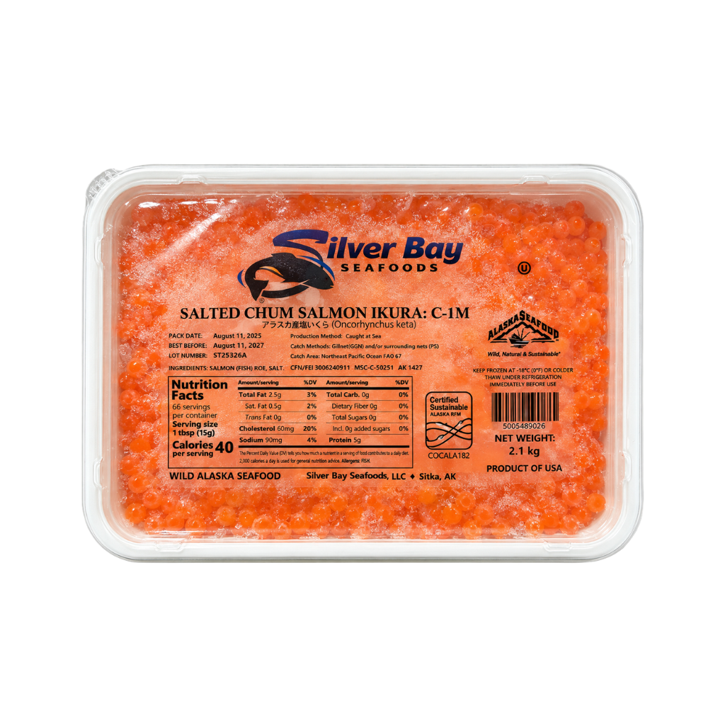 CHUM IKURA (HUEVAS DE SALMÓN) 日本大粒鱼蛋 1kg/12