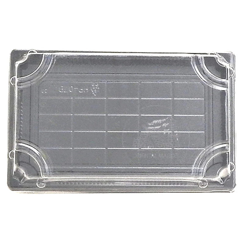 [900352/5E0105] ENVASE SUSHI NEGRO SZ-1.5 家乐福黑色(带盖)寿司盒 (216x136mm)/500u/1