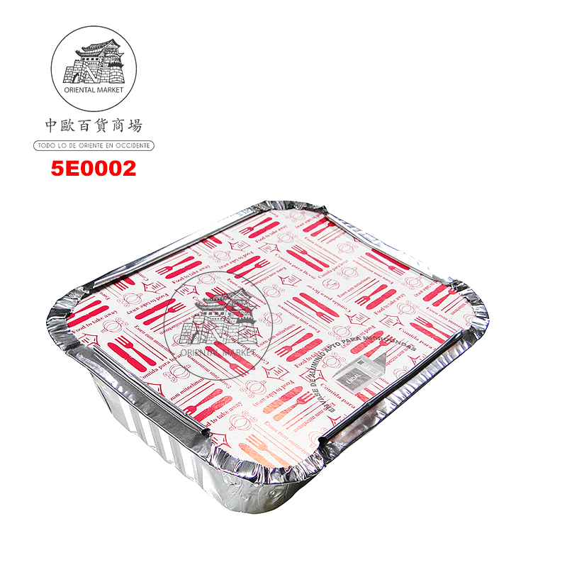 ENVASE ALUM. (M) *ENDAL* 5590 一份半锡纸外卖盒 1000u/1