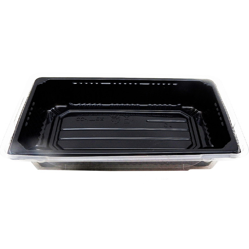 ENVASE SUSHI NEGRO 纯黑色(B-01)(0.4)寿司盒 600u/1 (160*90*50mm)