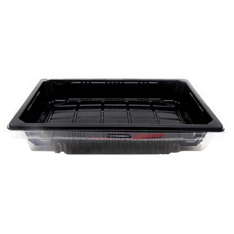ENVASE SUSHI NEGRO 纯黑色(B-05)(1.0)寿司盒 400u/1 (190*133*50mm)